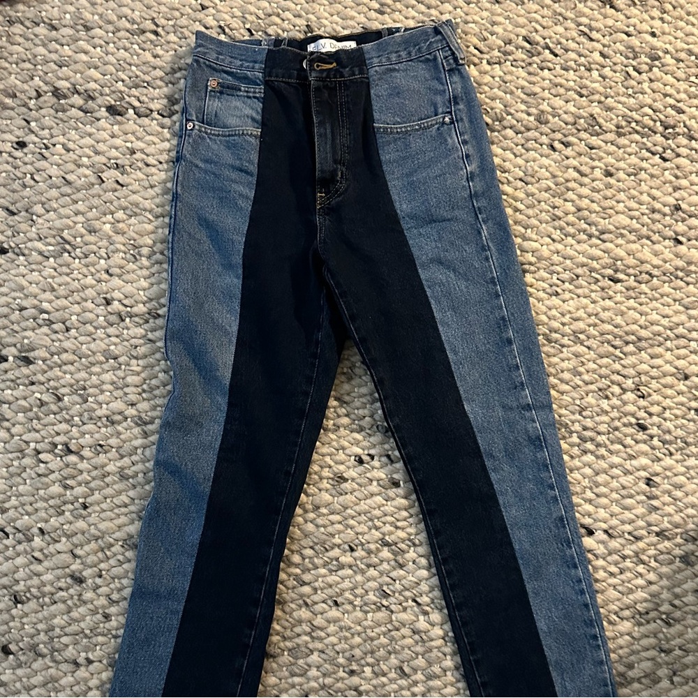 E.L.V Two Tone Jeans